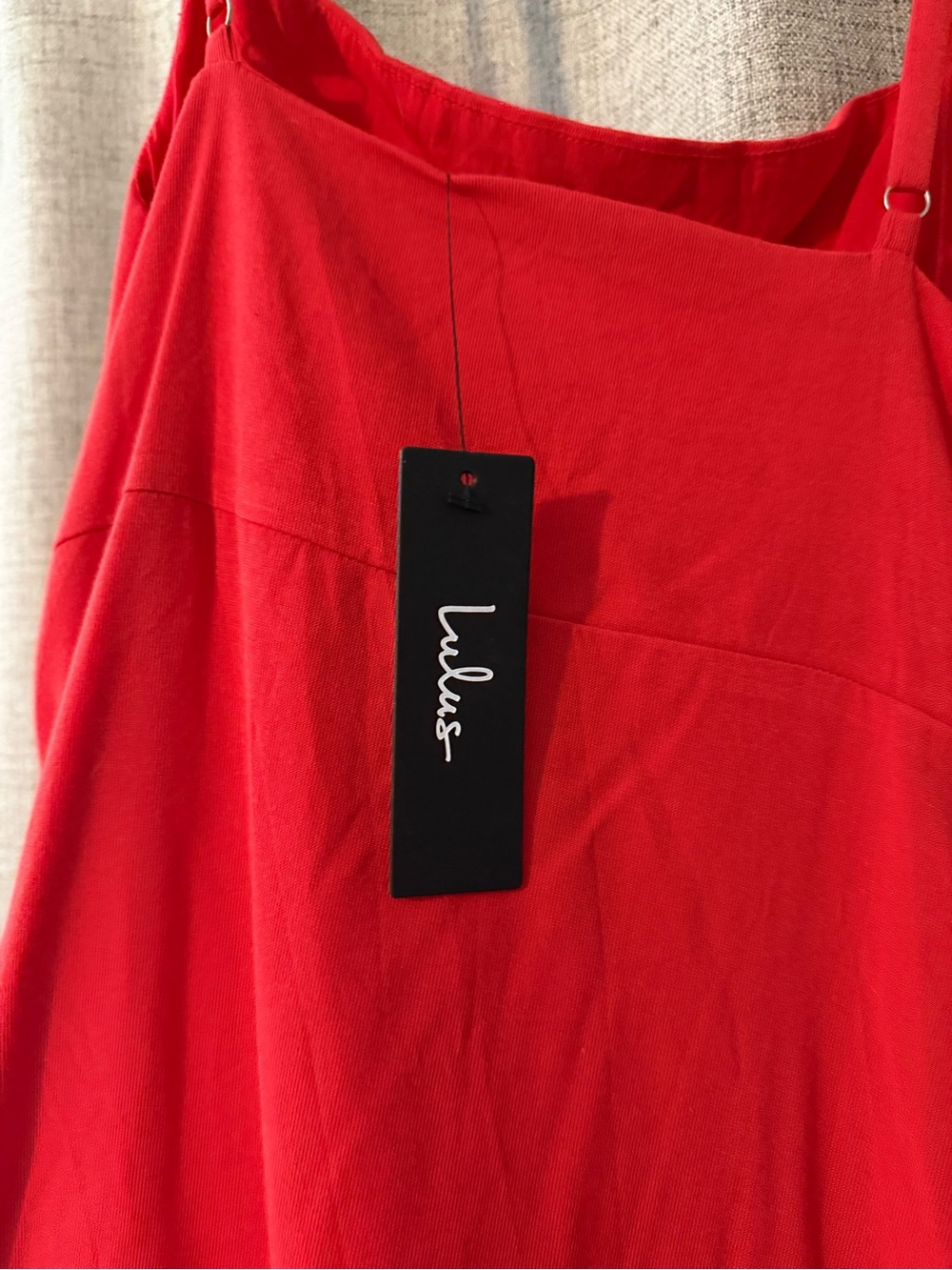 Lulu's Red Ruched Side-Slit Maxi Dress - Picture 5 of 6